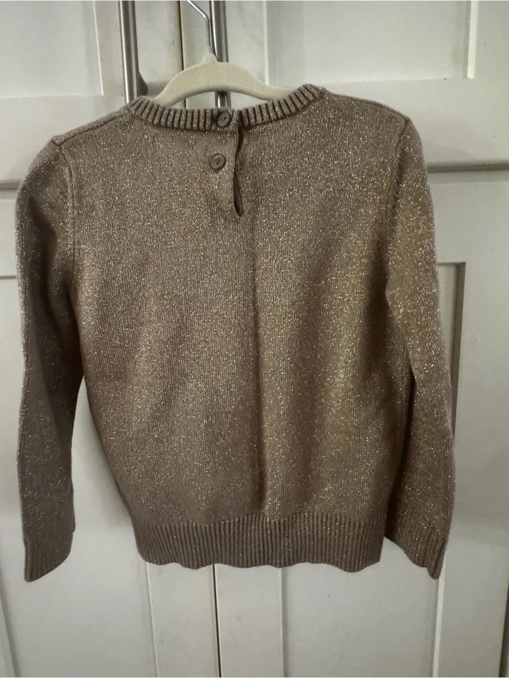 Gymboree Shimmery Gold Crewneck Sweater